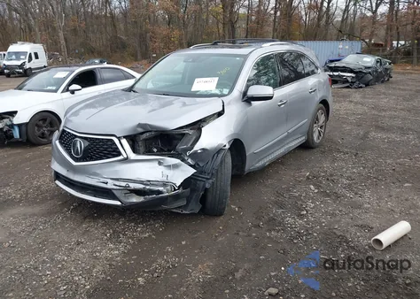 2017 Acura Mdx Technology Package from USA, damaged, VIN 5FRYD4H52HB036654